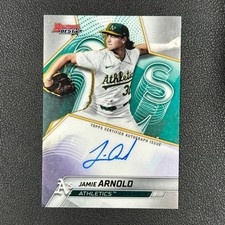 2025 Bowman's Best -  Jamie Arnold Best of 2025 Auto #Z