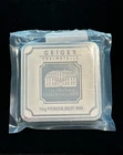 1 Kilo Silver Bar - Geiger Edelmetalle (Original Square Series) Please no offers