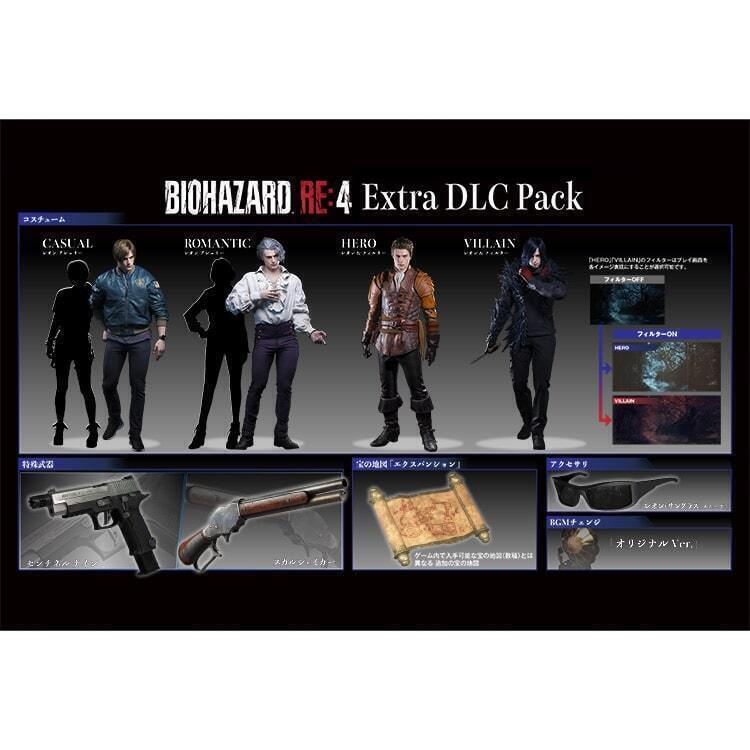PS4 BIOHAZARD RE:4 COLLECTOR'S EDITION CAPCOM Extra DLC Pack