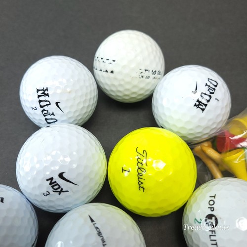 12 pelotas de golf Nike Mojo usadas, Top Flite, Titleist, Pennacle como nuevas mixtas - Imagen 5 de 7