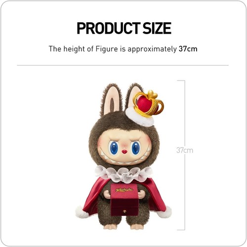POP MART THE MONSTERS Let's Checkmate Plüschtier LABUBU KING 370mm JP - Bild 7 von 9