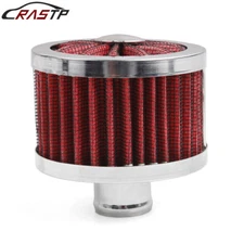 Red 1" Extra Flow Breather 1" Push In Vent Filter for Valve Cover