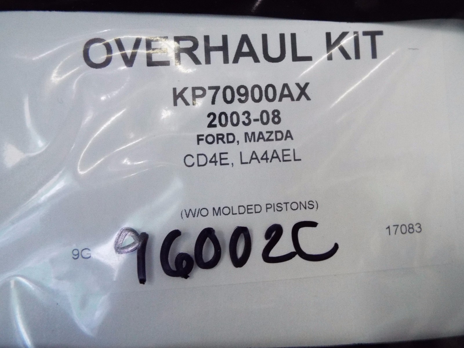 Ford CD4E Transmission Overhaul Gasket Set Kit 2003 UP Repair Rebuild