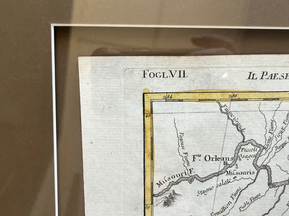 1778 Antonio Zatta Colonial America Virginia North Caroline Cherokee Harrods COA - Image 4 of 4