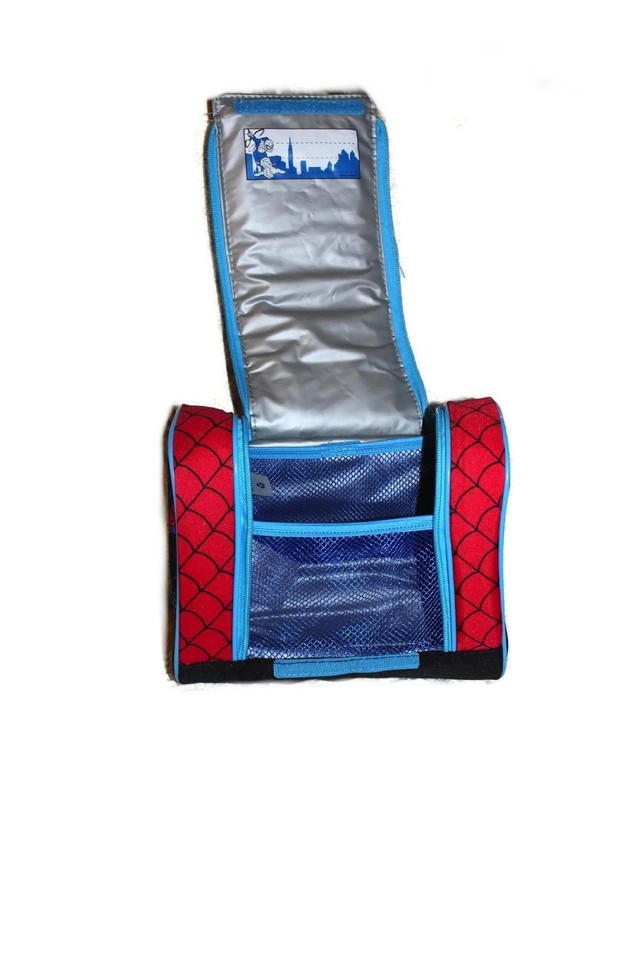 Disney Store Back to School Spiderman Lunch Box Tote School Bag New eBay