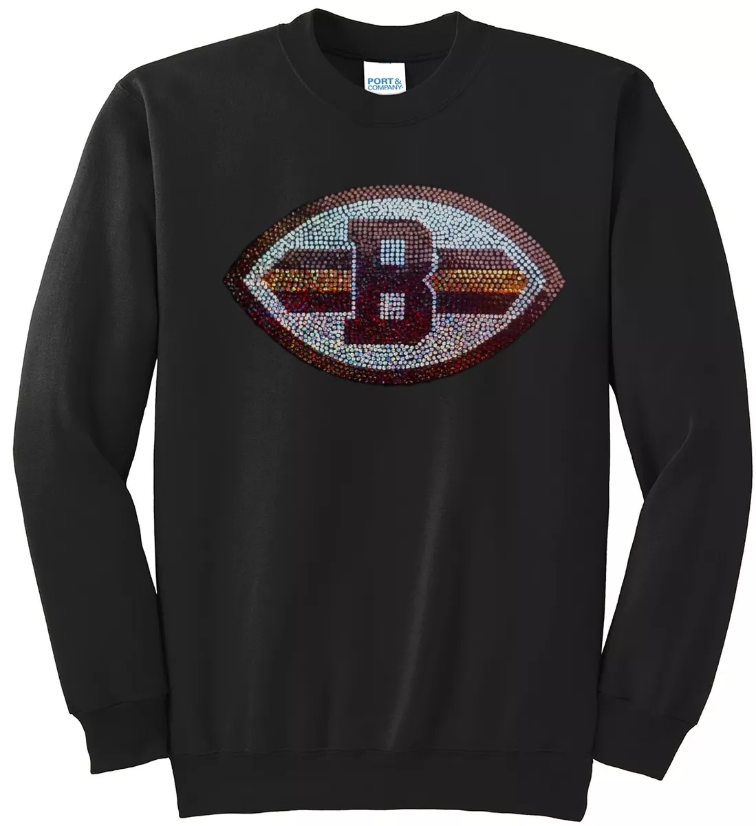 Women s Cleveland Browns Ladies Bling Sweatshirt Woman s S XL eBay