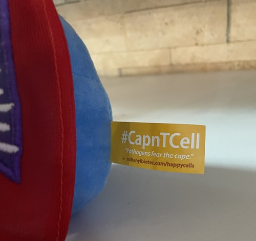 Cap’n T Cell Fight Germs Plush MACS Happy Health Miltenyi Biotec Labs Toy Mascot - Picture 7 of 7
