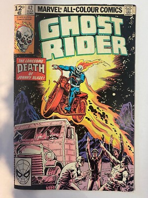 GHOST RIDER #42 (1973) PENCE COPY FN/VF MARVEL *