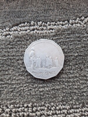 2005 50 Cent 50c RARE World War 1939 - 1945 Remembrance CIRC | eBay ...