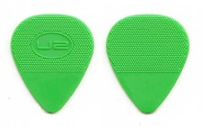 U2 Green Oval Molded Guitar Pick - 2011 360 Tour Bono Edge