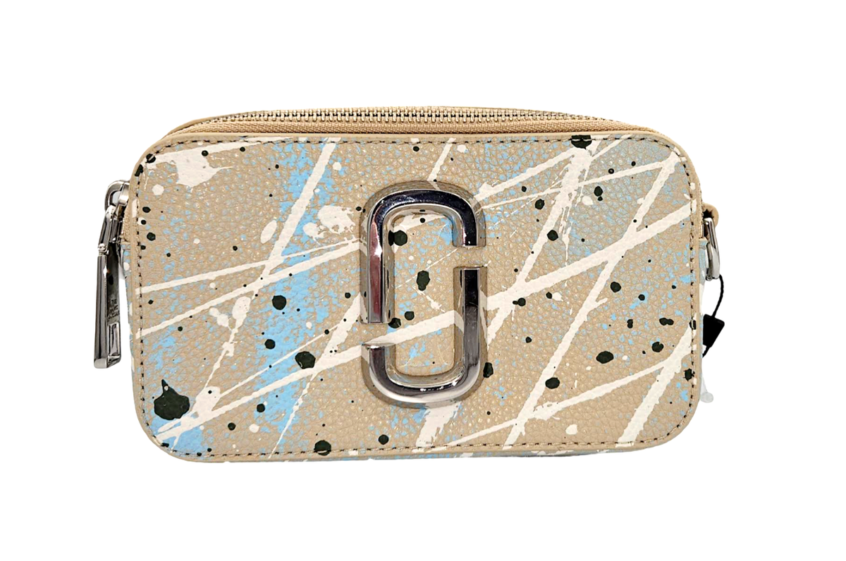 Marc Jacobs L131125 Grey Snapshot Splatter Paint Camera Bag | eBay