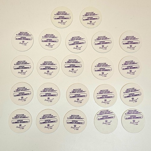 Lot 22 Fire Flies Vintage Imperial Slammer Whammers POGS Milk Caps 1994 - Picture 7 of 10