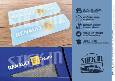Renault F1 Team 2 Autocollants Stickers Megane 2 RS R25 R26 Aile Clignotant  Side | eBay.de