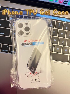 iPhone 13 12 11 PRO MAX X XS Clear Soft Silicone TPU Gel Cover Slim THICK Case