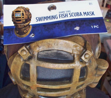 Dark Side Vintage Style Scuba Diver Adult Mask Halloween Costume Dress up