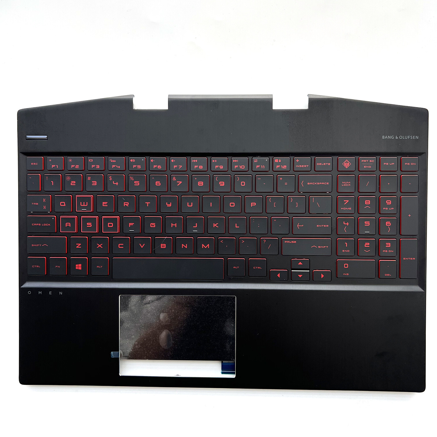 New Palmrest w/ Backlit Keyboard Touchpad For HP Omen 15-DH 15.6 Red Keys