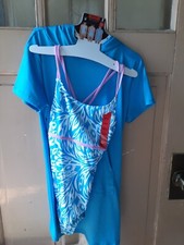 Spyder Girls Hooded Cover Up One Piece Swimsuit Size M 10 NEW WITH TAGS