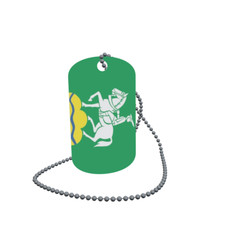Dog Tag Flag Bunting Gro hansdorf Dog Tag Aluminium 30 x 50 mm
