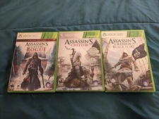 Assassin's Creed Bundle III, Black Flag, and Rogue (Microsoft Xbox 360, 2013)