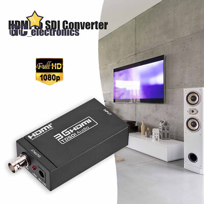 3G SDI HDMI 1080P HD Video Converter Extender BNC Coaxial Cable Adapter 5W A3GS