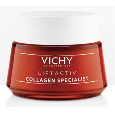 VICHY Liftactiv Collagen Specialist Creme 50ml PZN 14060537 plus Proben