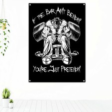 Fitness Workout Motivational Poster Tapestry Wall Art Banner Flag Gym Decor