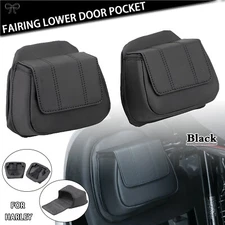 Lower Vented Leg Fairing Glove Box Tool Bag For Harley Touring Electra Tri Glide