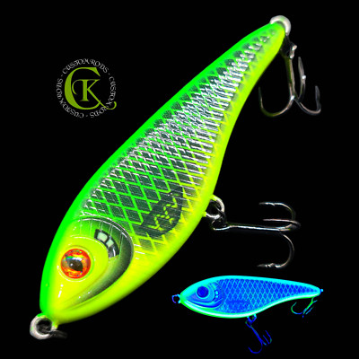 Jerkbait 9,5cm Jerk Hardbait Topwater Glider Wobbler Twitchbait Kunstköder Pike