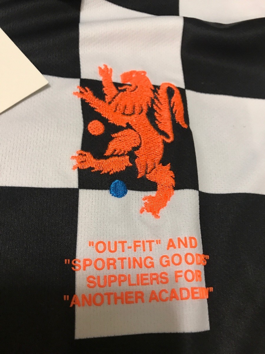 Nike x Off White Soccer Collection Away Jersey Medium Brand New