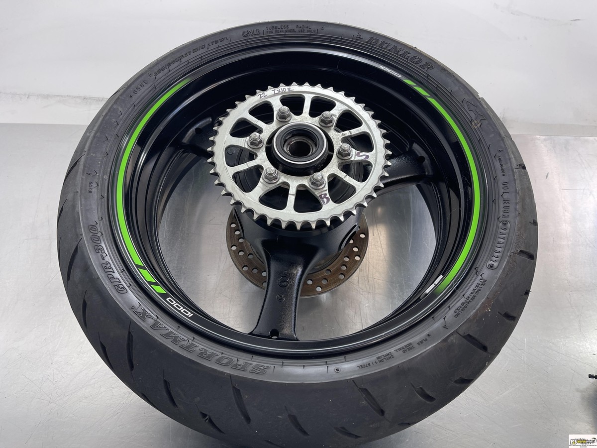 rima　1001 2022 Kawasaki Ninja Zx10r Rear Wheel Back Rim Tire Rotor