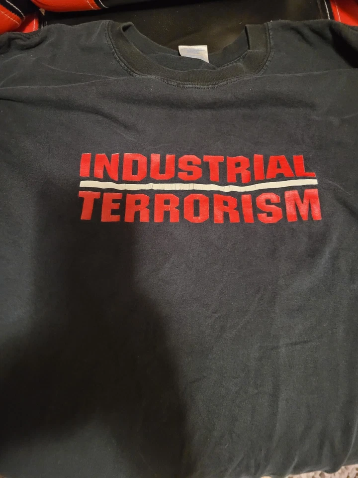 Camisa Vintage Consoladores Terrorismo Industrial Armageddon Foto 2 de 2
