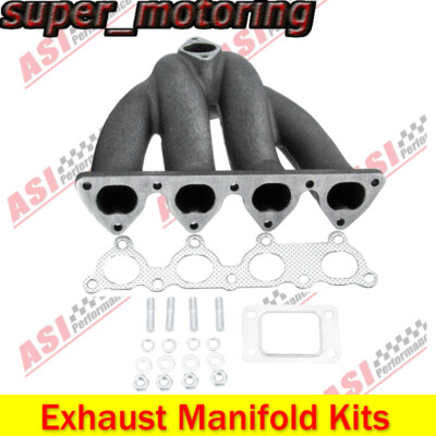 T3/T4 TURBO CAST IRON EXHAUST MANIFOLD FITS HONDA CIVIC/DEL SOL D15/D16 D-Series