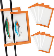 Fishing Lure Wraps 5 Pack Clear PVC Hook Covers Tangle Free Bait Storage
