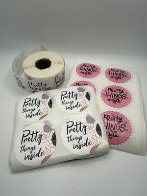  Pretty Things Inside  817 Total Stickers ~ 3 Different Designs ~ Small Business