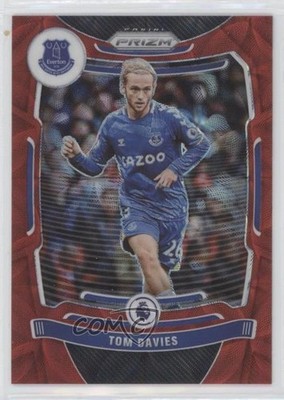 2021-22 Panini Prizm Premier League Choice Red Prizm 19/29 Tom Davies #103 0zo4
