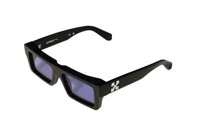 Off-White Sonnenbrille OW1013 RUBY 1045 Weiß Hellblau Herren Damen 