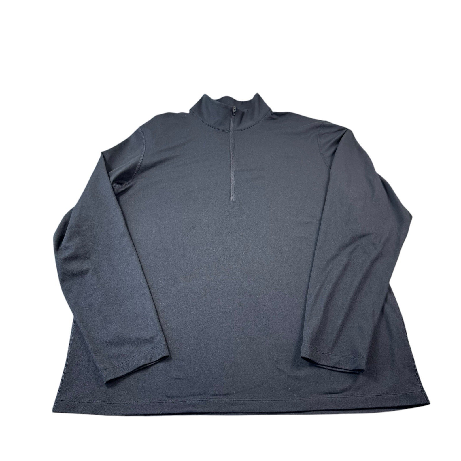 Lululemon Half Zip Solid Black Performance Men’s … - image 1