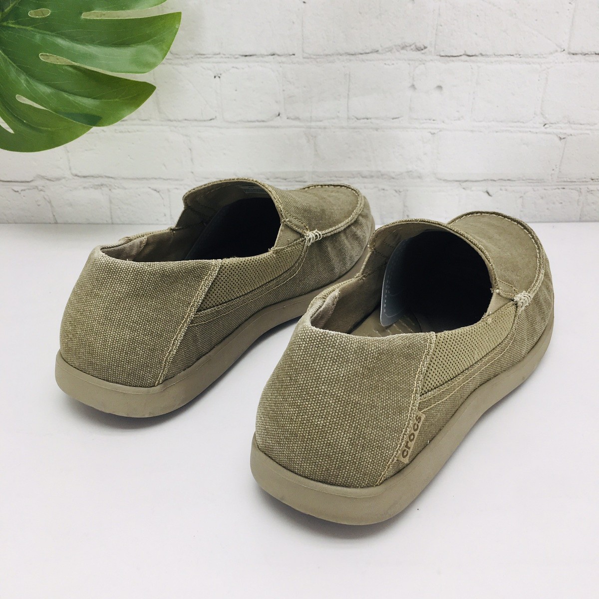 CROCS Men\'s  SZ 10 Dark Green Slip-On Loafers Box 9 Crocs Classic Dark Algae Men Unisex Slip On Casual Lifestyle  main image 4