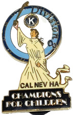 Kiwanis Inter. "District CAL-NEV-HA" DIV. 8 "Champions for Children" Lapel Pin