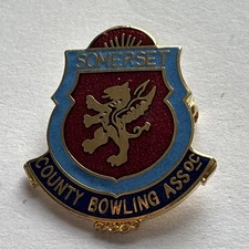 Bowling Association Metal Badge. Somerset. 