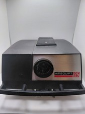 AirEquipt 125 Slide Projector VTG Retro MCM NO Slides Carousels Tested Works