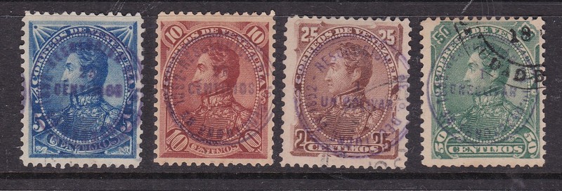 VENEZUELA^^^^^RARER sc# 100-103     CLASSICS set     @xxxxrum856vene56
