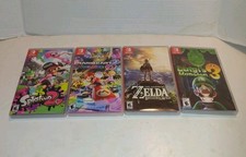 Nintendo Switch EMPTY USED Game cases Lot Of 4 NO GAMES 