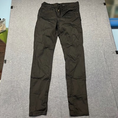 Mott & Bow Men s Jeans Size 29x30 Black Mid-Rise Skinny Fit Stretch Tencel Blend