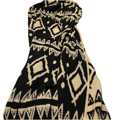 in2green Recycled Southwest Knit Throw Blanket Aztec Tribal Indoor Outdoor USA