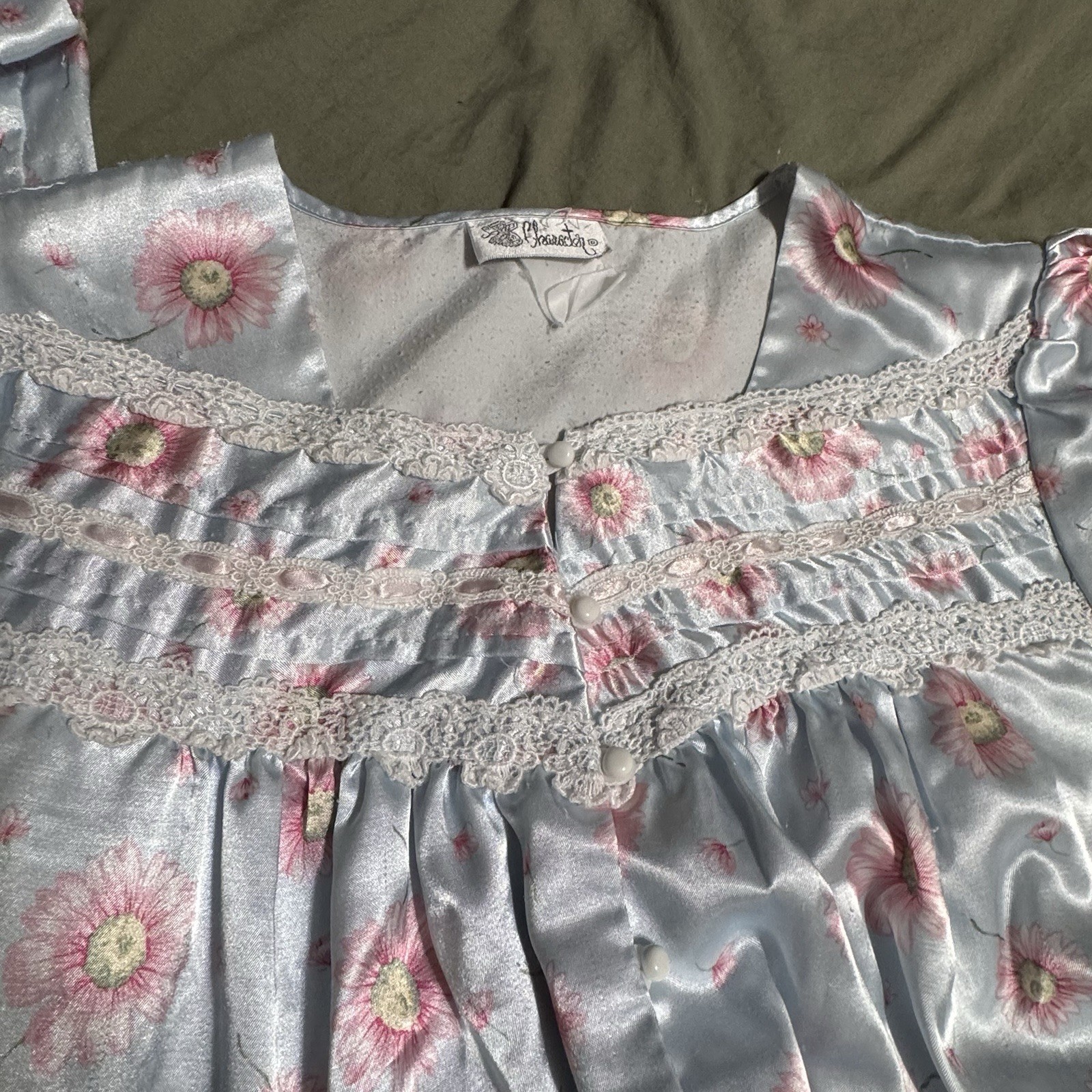 Character Vintage Button Down Size Large FLORAL P… - image 18