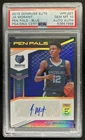 2019-20 Panini Donruss Elite Ja Morant Pen Pals Blue Rookie RC Auto #/35 PSA 10