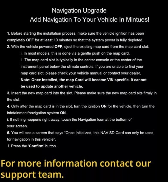 2025 GPS Map Update SD Card For GMC Sierra – Part 85713512, Android-Based Nav