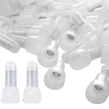 500 Pcs Closed End Crimp Connectors 16-14 AWG Gauge Wire End Caps Protective ...