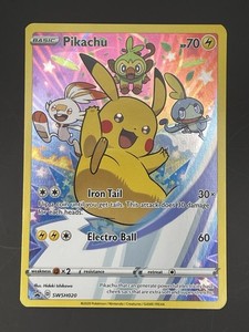 2020 pikachu pokemon card value 25th Anniversary Promo Holo #039 PSA 10 Yamacardo VMAX rule Pikachu VMAX 2020 Sword &